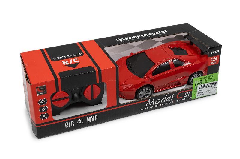 COCHE DEPORTIVO R/C 4 CANALES 2 COLORES