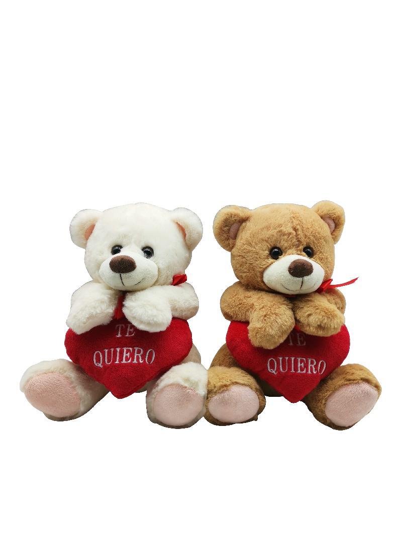 OSO CORAZON LAZO TE QUIERO 25CM