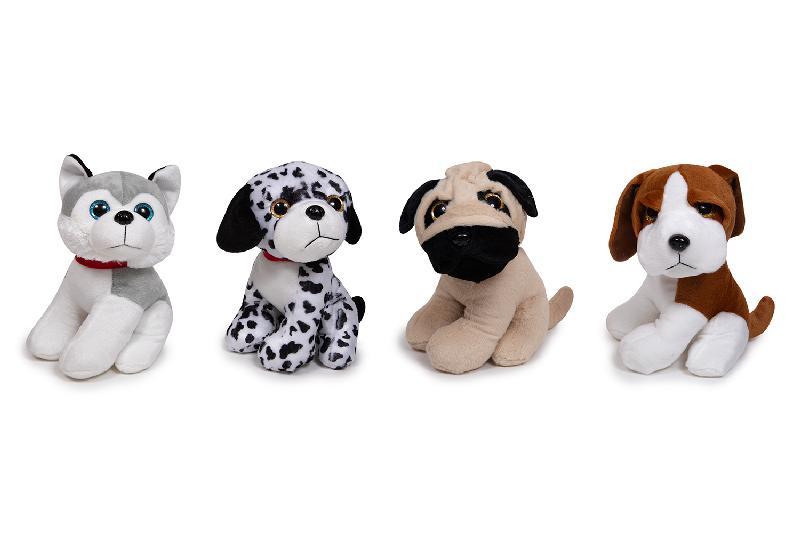 PERROS SURTIDOS 4 DIFERENT.30CM.