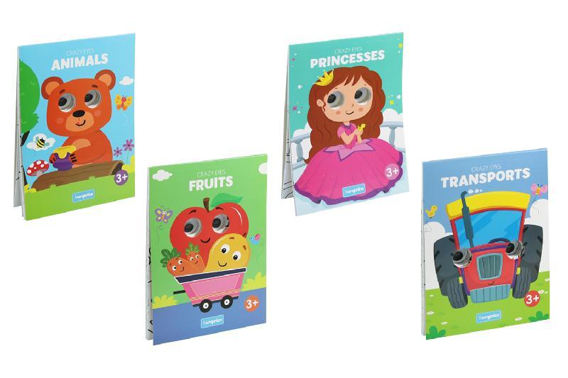 LIBRO COLOREAR OJOS LOCOS 64 PAG