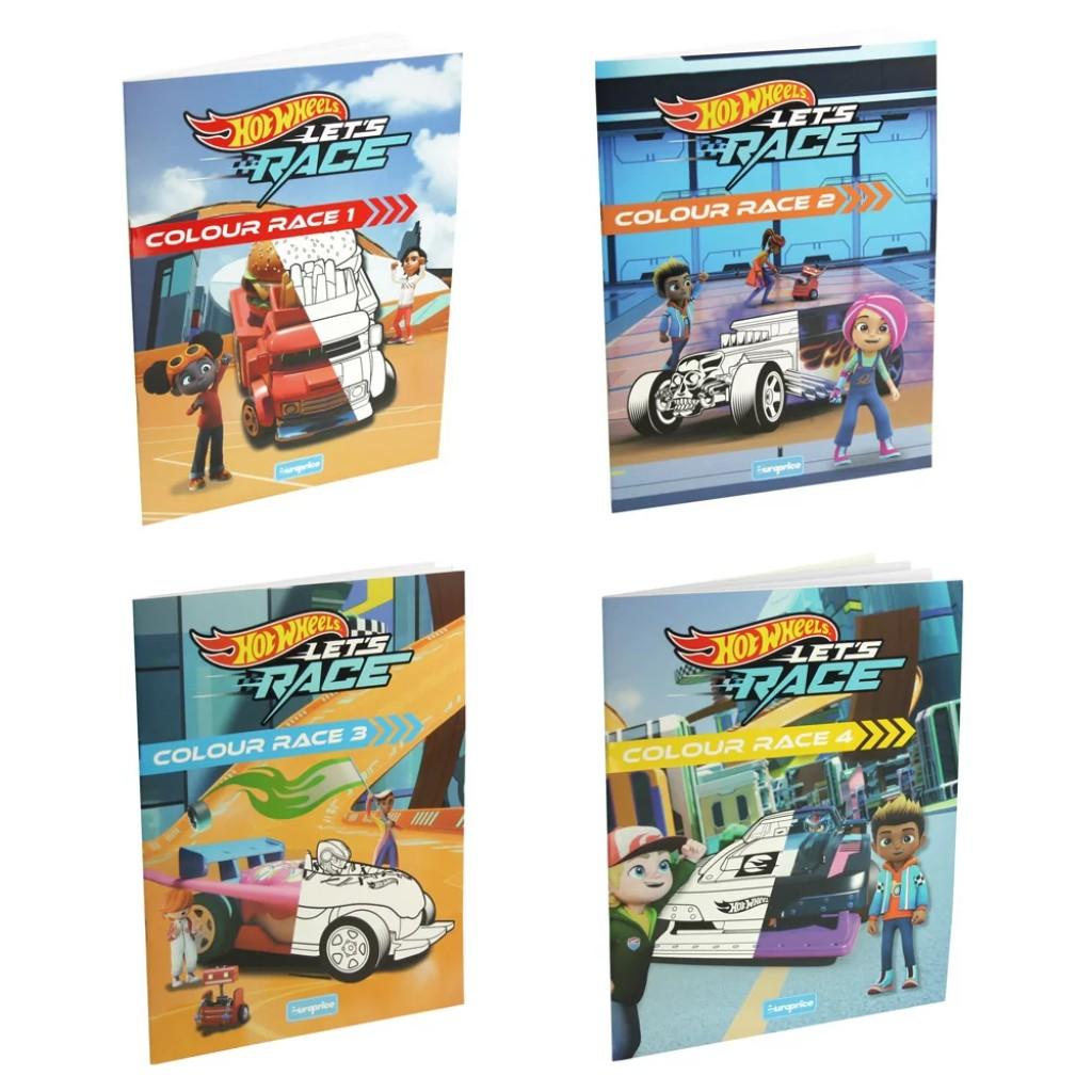 LIBRO COLOREAR HOTWHEELS 24 PAG