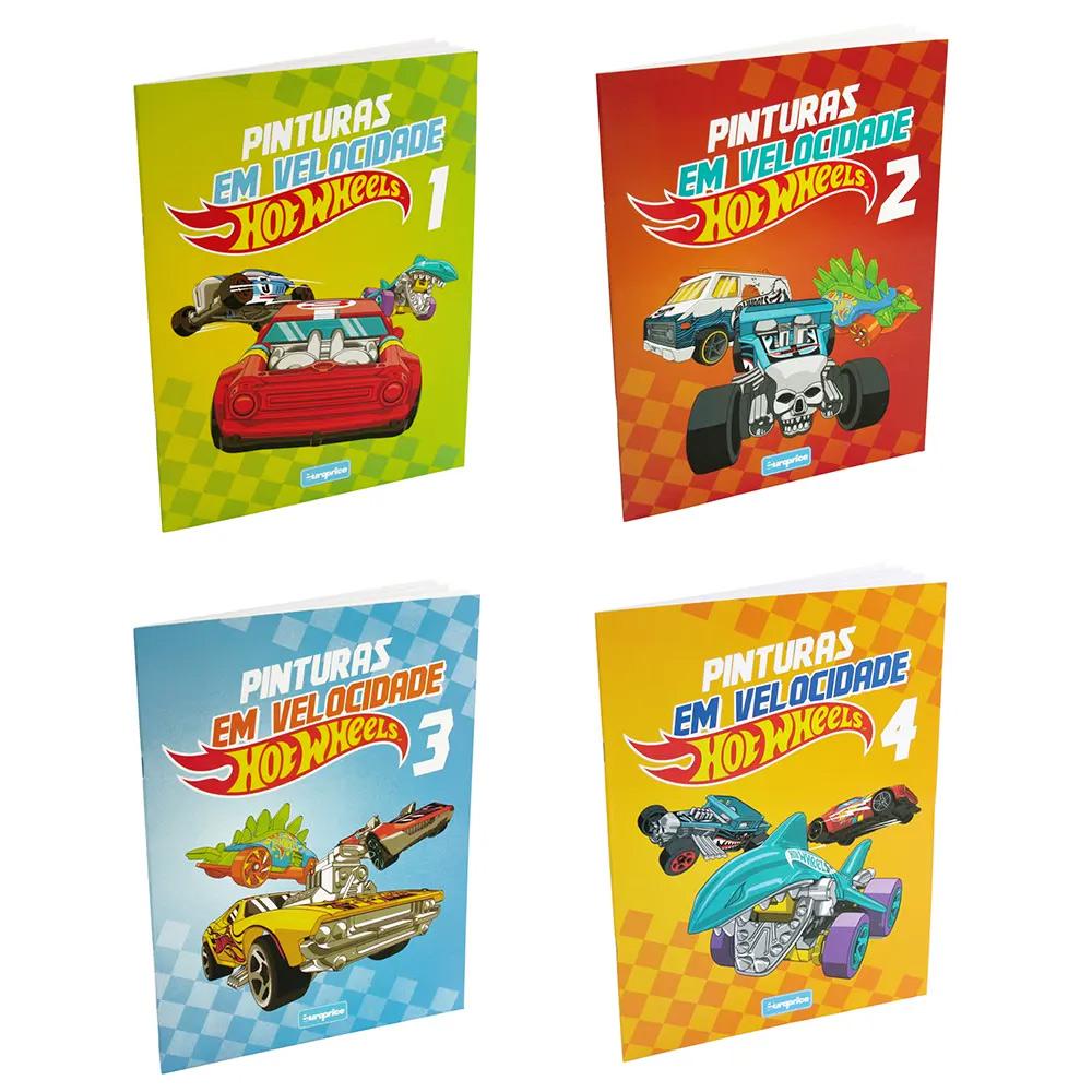 LIBRO COLOREAR HOTWHEELS 24 PAG