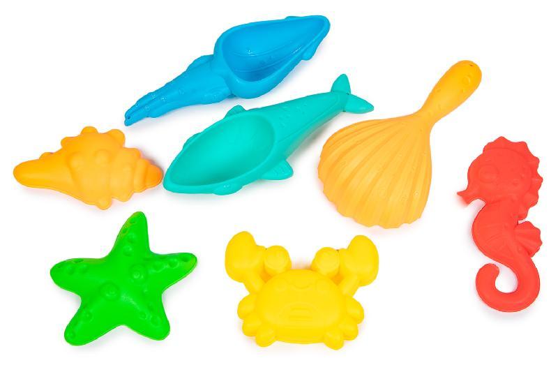 MOLDE ANIMALES MAR 7 PCS RED