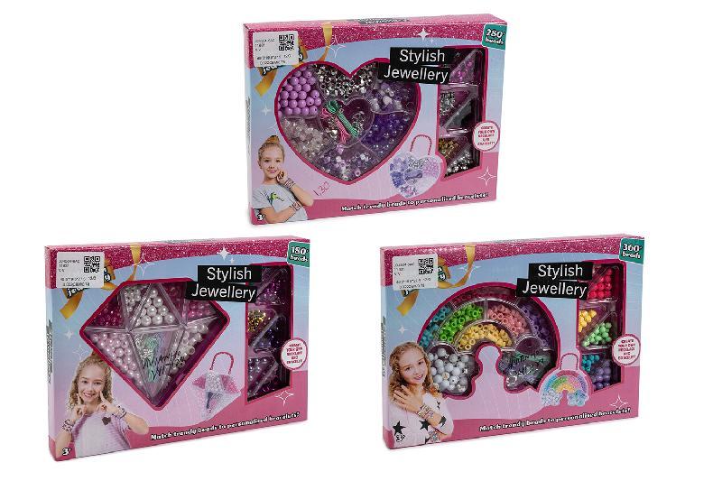 CREA PULSERAS ABALORIOS CAJA 3 MODELOS