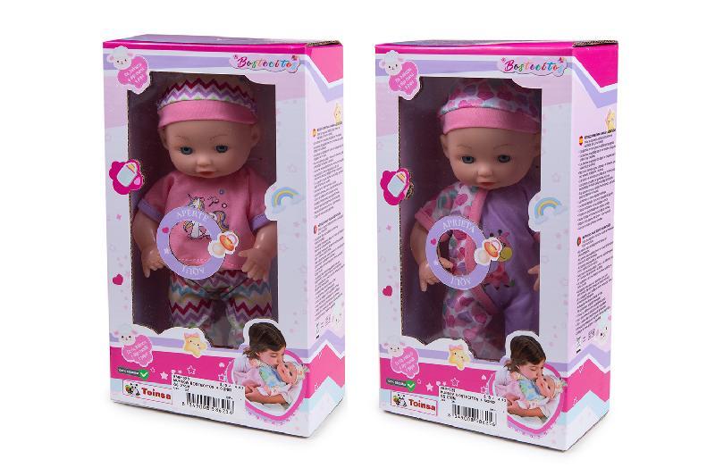 MUÑECA BOSTECITOS 4 SONIDOS 27CM