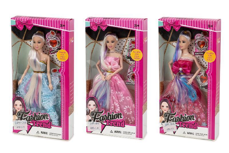 MUÑECA VESTIDO 2 MODELOS CAJA