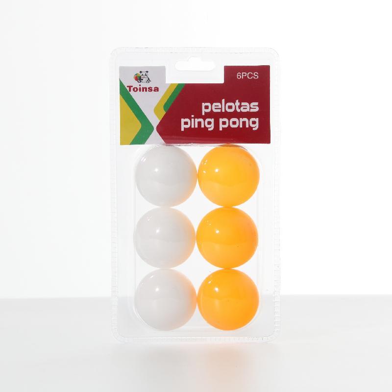 PELOTAS PING PONG 6 BLISTER