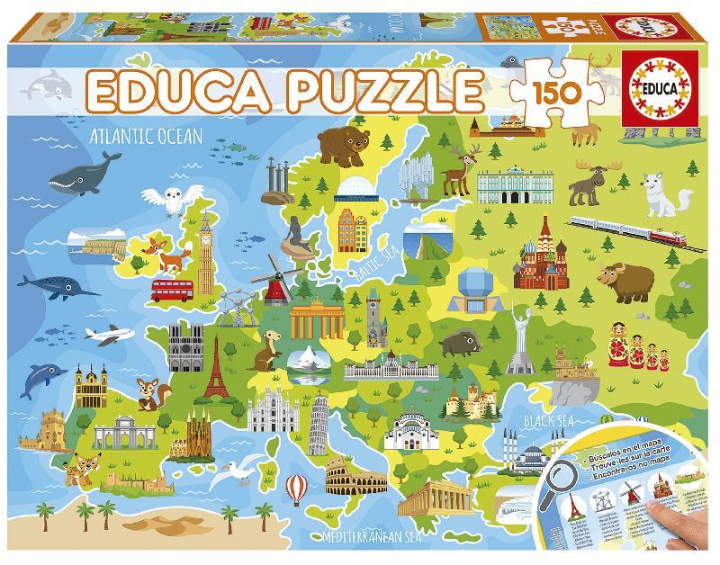 PUZLE EDUCA 150 MAPA EUROPA