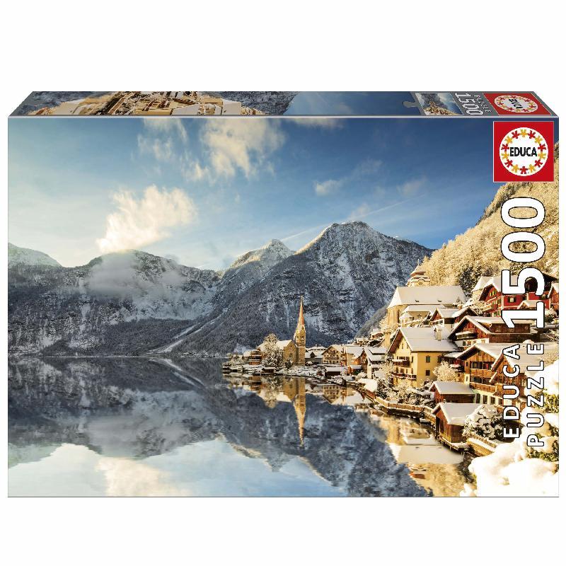 PUZLE EDUCA 1500 INVIERNO EN HALLSTATT