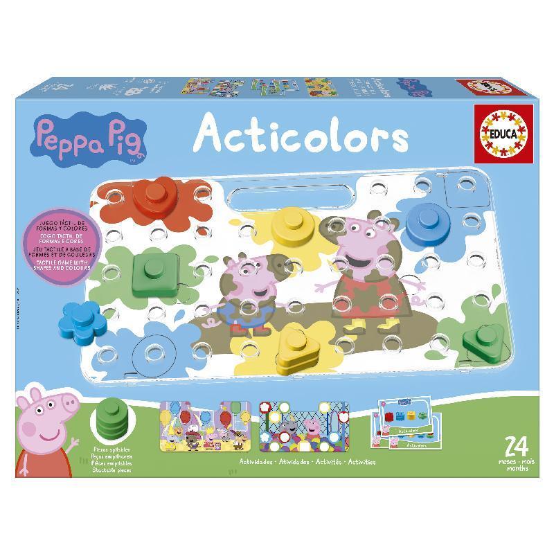 JUEGO EDUCA ACTICOLORS PEPPA PIG